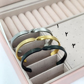 دستبند بنگل تک پیچ استیل مردانه طلایی ،نقره ای ،مشکی .وارداتی و اورجینال